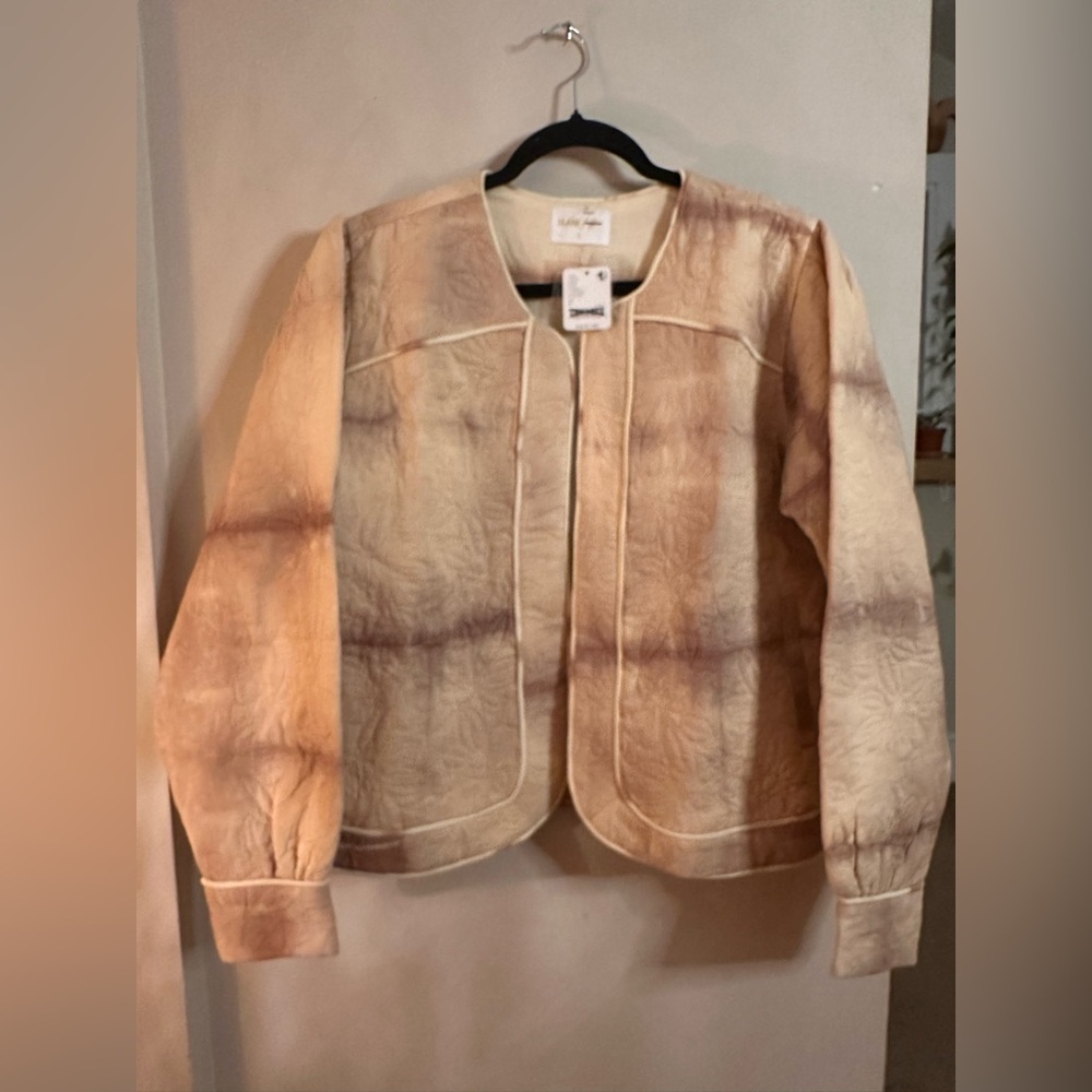 Llani from Free People Tie Dye Bomber Jacket Size L - Picture 4 of 7
